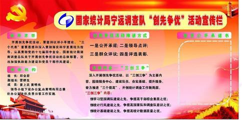 【154平面圖政府部門海報展板68統(tǒng)計局創(chuàng)先爭優(yōu)宣傳欄】價格,廠家,圖片,展示架,新豐縣新奇麗廣告設(shè)計制作室-